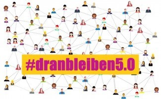 Logo Dranbleiben