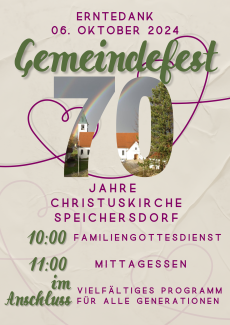 Erntedank Gemeindefest