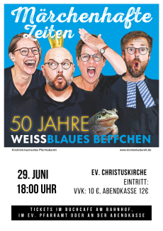 Weissblaues Bäffchen